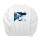 つみれの人魚 Big Crew Neck Sweatshirt