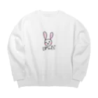 さむそんのぱんだ Big Crew Neck Sweatshirt