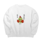 ル.ボヌールの気にせん博多地鶏 Big Crew Neck Sweatshirt