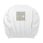 :)ヒラオカのわーくしょっぷのまる・さんかく・しかく Big Crew Neck Sweatshirt