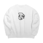 バイク好きのTシャツ屋のマイペース(ビッグシルエットスウェット) Big Crew Neck Sweatshirt