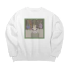 temariのドライフラワーガール Big Crew Neck Sweatshirt