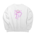 YOUJIN -ART GALLERY-のLightning bolt Big Crew Neck Sweatshirt