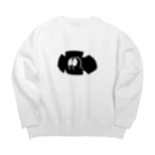 GHOAST IN THE SHELTERの食べられるおばけ Big Crew Neck Sweatshirt