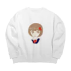 きぶん屋の可愛いあの娘 Big Crew Neck Sweatshirt