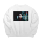 ta_photogramの愛を抱け Big Crew Neck Sweatshirt