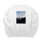 alpha8110の地元 Big Crew Neck Sweatshirt