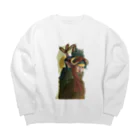 タマ屋の着飾る乙女 Big Crew Neck Sweatshirt