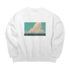 もりまちこの八月は君の匂いがする Big Crew Neck Sweatshirt