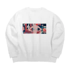 もりまちこの私をころさないで Big Crew Neck Sweatshirt