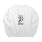 猫(gnp)の珈琲にうるさい猫 Big Crew Neck Sweatshirt