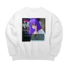 なのわたしだけを　みてよ Big Crew Neck Sweatshirt