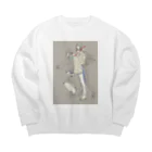 BLUEの3人組 Big Crew Neck Sweatshirt