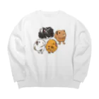 Lichtmuhleのキャメルちゃん、ぷーちゃん、エルザちゃん、アスタちゃん Big Crew Neck Sweatshirt