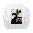 Danke Shoot Coffeeの春闘 Big Crew Neck Sweatshirt