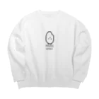 相乗効果 閑歳のおはごじゃショップのMESHI-UMAI(おコメくん) Big Crew Neck Sweatshirt