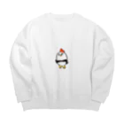 こうのとりのトリットリ君 Big Crew Neck Sweatshirt