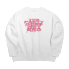 THE PARTY DOES NOT ENDのただれロゴ Big Crew Neck Sweatshirt