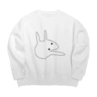 そら🌱の精神異常者なウサギ Big Crew Neck Sweatshirt