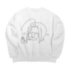 ふ〜ん、ここがゾウ山の店なんな。のやぱNOはハッキリ言うた方がいいよね Big Crew Neck Sweatshirt