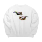 おばあちゃんの仏画屋さんのおばあちゃんの仏画 Big Crew Neck Sweatshirt