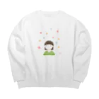 ひつじのおとのstar girl Big Crew Neck Sweatshirt