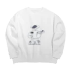 KANBINの木工中 Big Crew Neck Sweatshirt