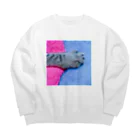 luckynyao2のlucky招きhand Big Crew Neck Sweatshirt