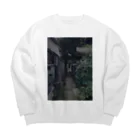 プッョシかさみとの露地と黒猫 Big Crew Neck Sweatshirt