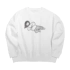 (あすか)のすこし不思議な寝相のおんなのこ Big Crew Neck Sweatshirt