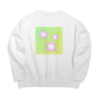 しる猫☆ミ雑貨店の桜 Big Crew Neck Sweatshirt