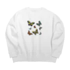 Aesthetic Clubのビンテージバタフライ Big Crew Neck Sweatshirt