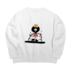 煙管のヒトメくん　zzz Big Crew Neck Sweatshirt