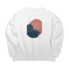 SANKAKU DESIGN STOREの事件の匂いがするペンション。 Big Crew Neck Sweatshirt