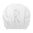 らくがきの現代貞子ちゃん Big Crew Neck Sweatshirt