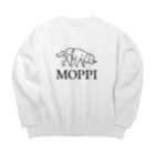 せきちゃ@わわわ堂のMOPPI Big Crew Neck Sweatshirt