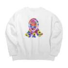 chicodeza by suzuriの花の剣道 Big Crew Neck Sweatshirt