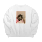 とらくん家のスコティッシュのとらくん Big Crew Neck Sweatshirt