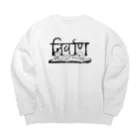 叉紋堂の涅槃（ねはん） Big Crew Neck Sweatshirt