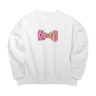 NIKORASU GOのりぼん Big Crew Neck Sweatshirt