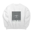 Aesthetic Clubの宇宙の目 Big Crew Neck Sweatshirt