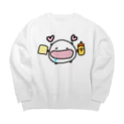 ダイナマイト87ねこ大商会のチーズとはちみつの罪深さにやられるねこです Big Crew Neck Sweatshirt