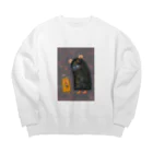 saorishinadaのfor you Big Crew Neck Sweatshirt