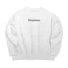 HYPHEN DESIGN STUDIOの#StayHome Big Crew Neck Sweatshirt