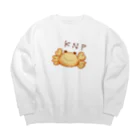 しましま製作所のかにぱん屋さん Big Crew Neck Sweatshirt