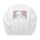 レモネード2世のメイド安藤くん（ピンク白） Big Crew Neck Sweatshirt