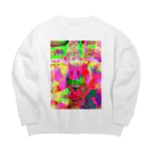 egg Artworks & the cocaine's pixの₵∅€Å|η≠￠₶₳η℘ Big Crew Neck Sweatshirt