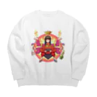 大河山 麻々夜@人妻子持ちvtuberの母は愛 Big Crew Neck Sweatshirt