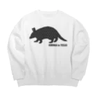 日本語でテキサス公式SHOP☆の和風アルマジロ☆ Big Crew Neck Sweatshirt