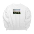 withu_projectの海と鳥居 Big Crew Neck Sweatshirt